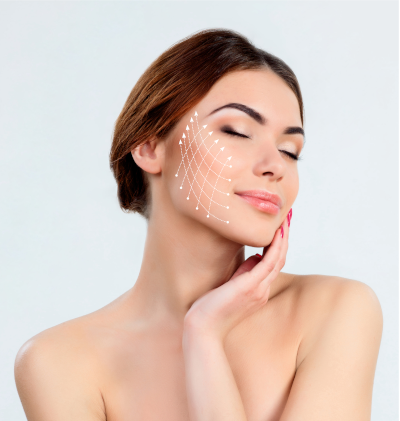 Eight Points facelift with Dermal Fillers in Chiswick, London. Other areas thread lifting (breasts. inner arms/thighs etc)
