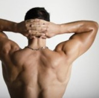 Shoulders waxing hair removal for men