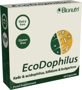 EcoDophilus. Acidophilus, Kefir, Bulgaricus and Bifidum. 60 capsules