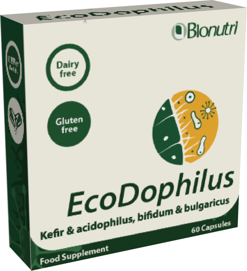 EcoDophilus Bionutri 60's Probiotic Support, 30 Day Supply