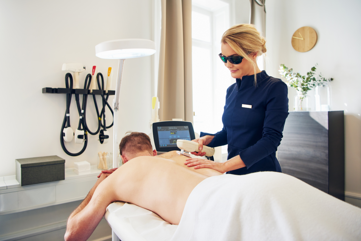 Laser and waxing hair removal and osteopathy at Parkland Natural Health